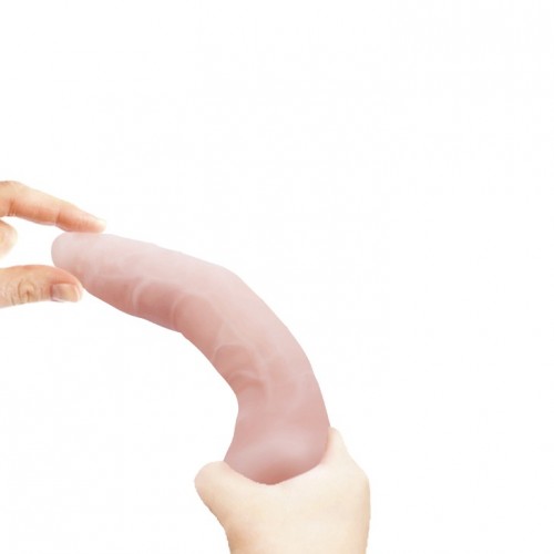 Λεπτός εύκαμπτος μαλακός Ντίλντο δονητής 19 εκ