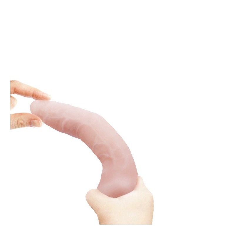 Λεπτός εύκαμπτος μαλακός Ντίλντο δονητής 19 εκ