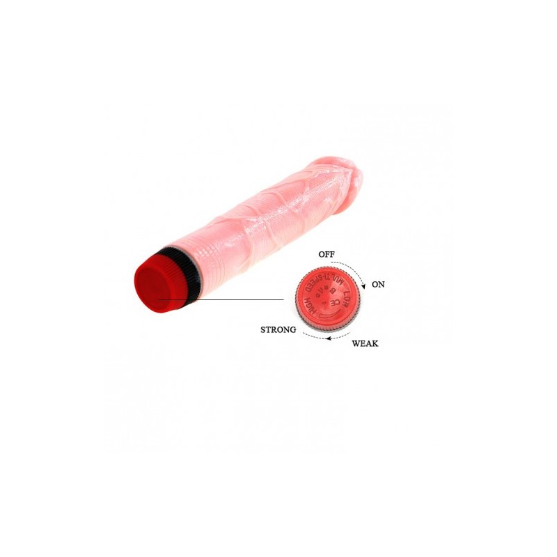 Ομοίωμα πέους Λευκό Ντίλντο δονητής Rockin Dong 21