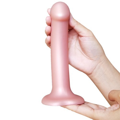 Λευκό Ντίλντο Σιλικόνης για ζώνη Στραπόν 16 εκ