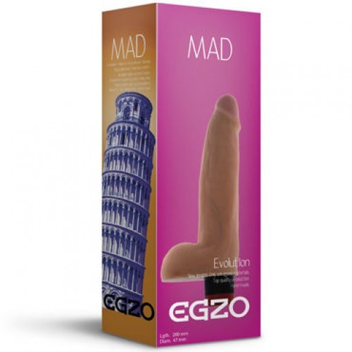 Ρεαλιστικός δονητής Πέος με όρχεις Egzo V002 20 cm