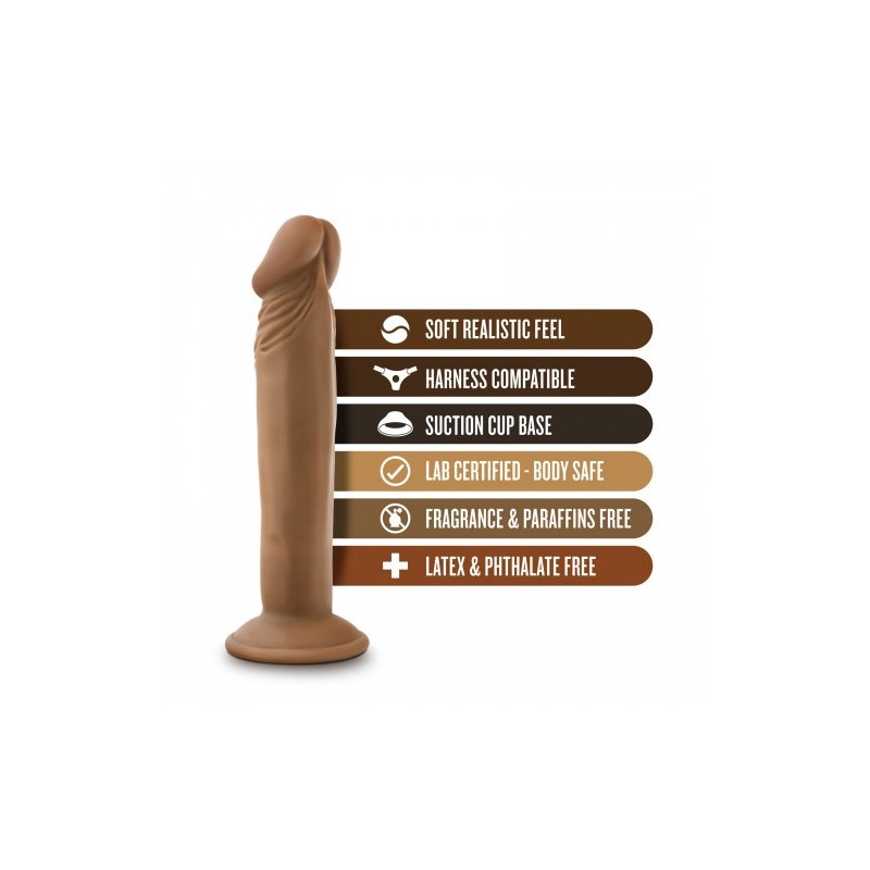 Ρεαλιστικό Σοκαλατή ομοίωμα με βεντούζα με μεταξένια υφή ευλύγιστο 16 cm