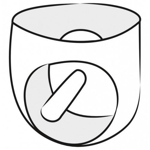 Ανδρικό λάτεξ εφαρμοστό σορτσάκι με πρωκτικό ντίλντο M/L