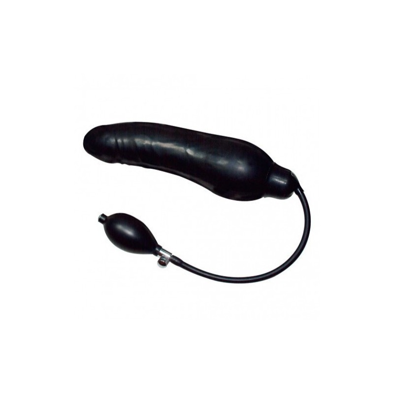 Μαύρο φουσκωτό Ντίλντο ομοίωμα πέους