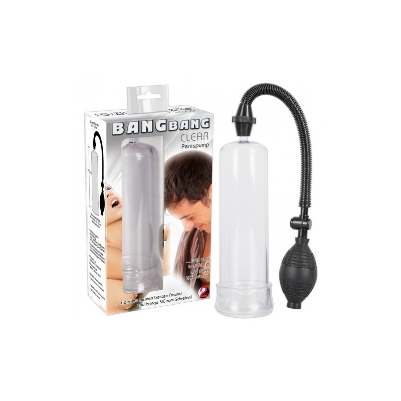 Διαφανές Μεγεθυντής πέους Bang Bang 20 εκ