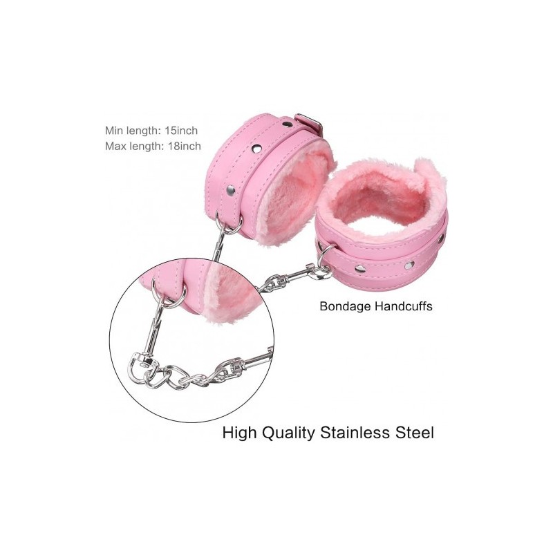 Lover's Ροζ σέτ 7 ερωτικά αξεσουάρ για αρχάρια ζευγάρια