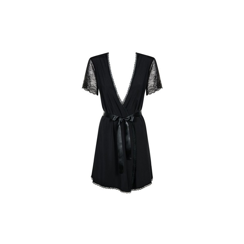 Obsessive Black Kimono with String