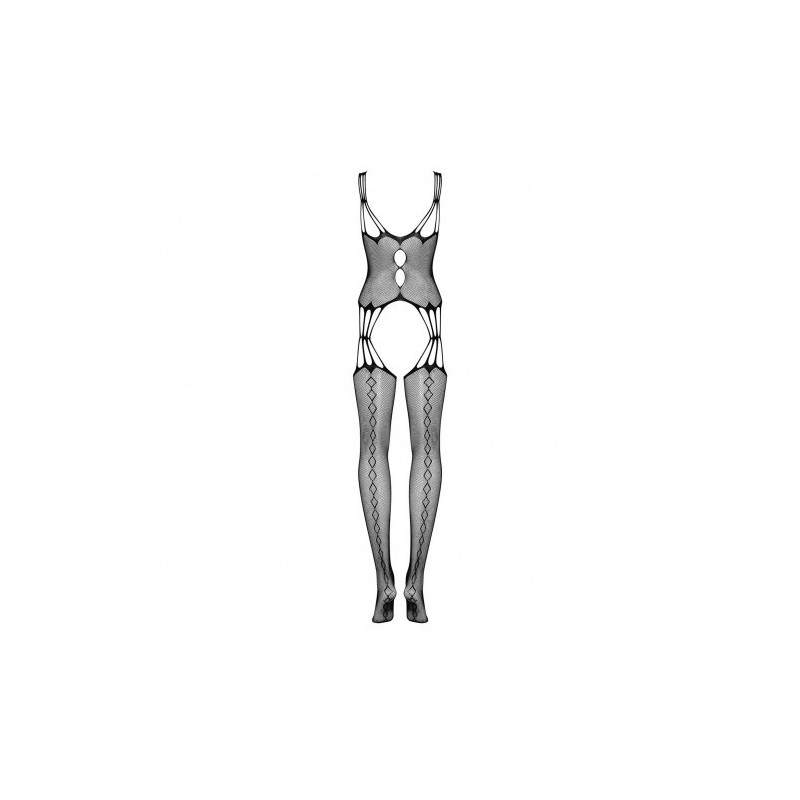 Μαύρο Διαφανές Ολόσωμο Κορμάκι Obsessive