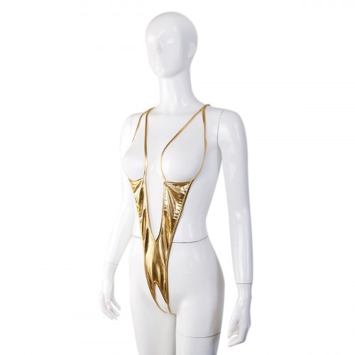 Χρυσό Εξώστηθο Μινιμαλιστικό Κορμάκι Naughty Toys