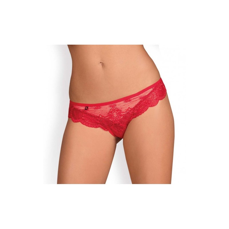 Obsessive Red Lace Thong
