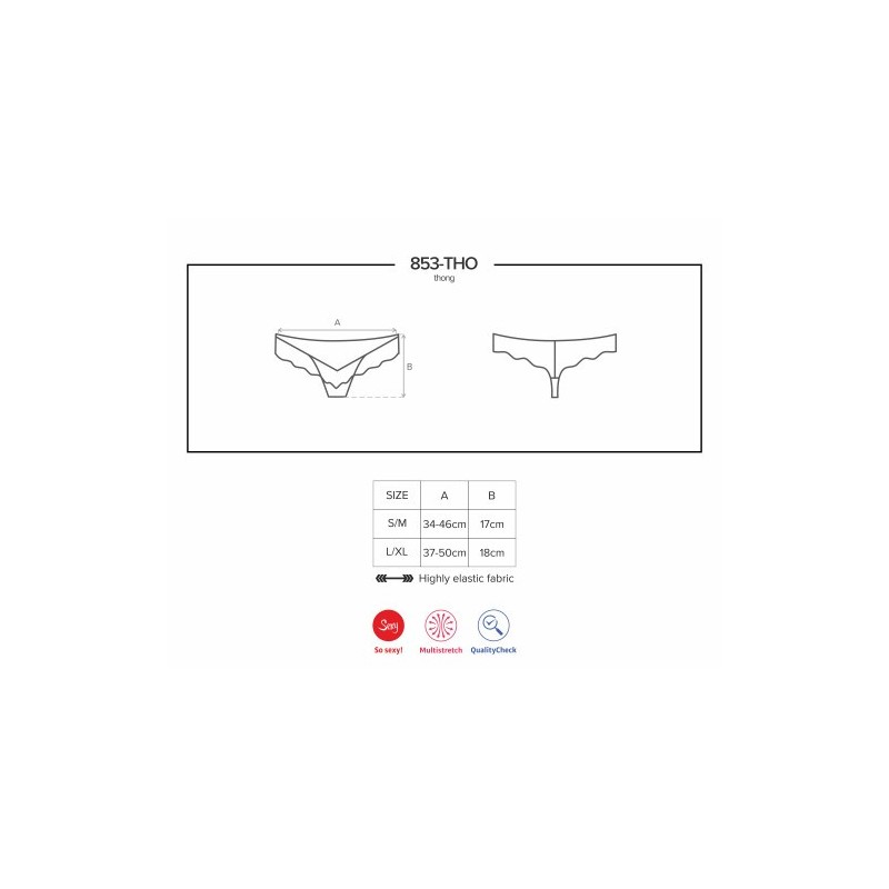 Obsessive Red Lace Thong