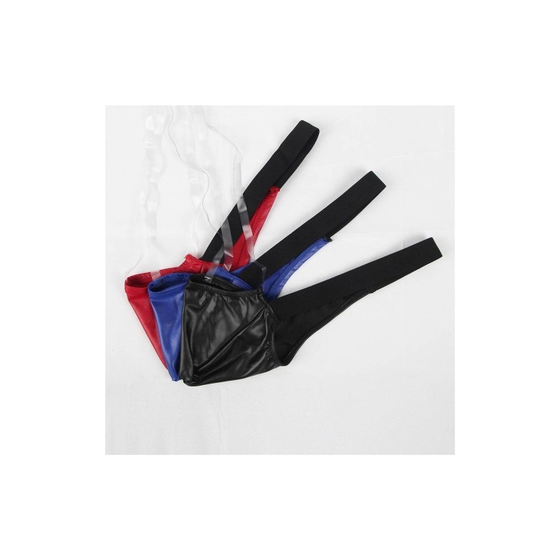 Open Buttocks Leather Panty