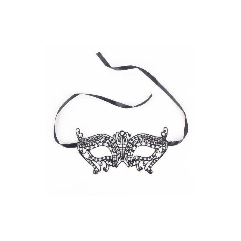 Enchanting Lace Eye Mask Black