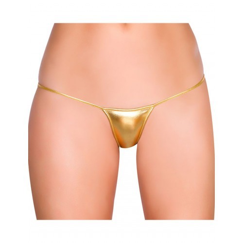 Shiny Gold G-string