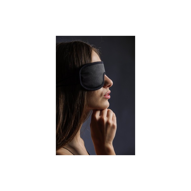 Μαύρη Σατέν Μάσκα καλύπτρα ματιών