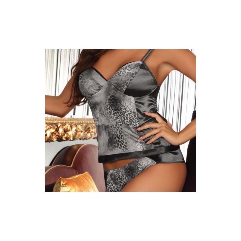 Urbant Leopard Print Cami Set with Panties