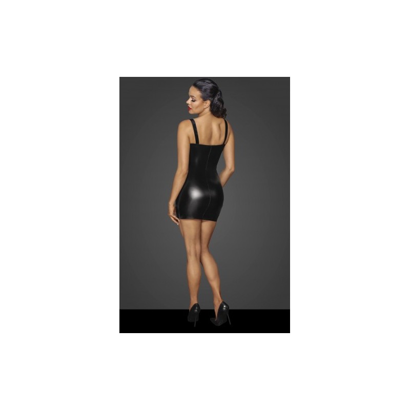 Μαύρο Μίνι Φόρεμα με Δαντελωτά Κύπελλα Noir Handmade