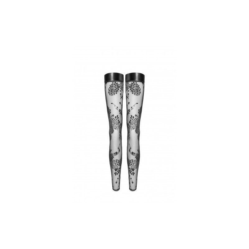 Σέξυ Μαύρες Ημιδιάφανες Κάλτσες Noir Handmade