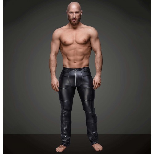 Noir Handmade Powerwetlook Long Pants