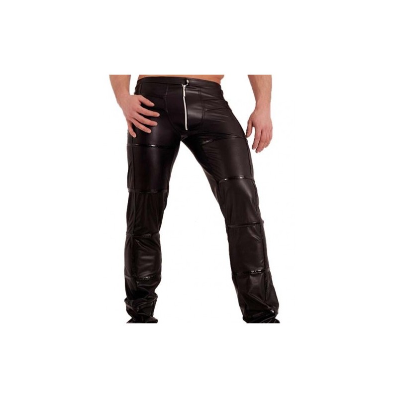 Noir Handmade Powerwetlook Long Pants