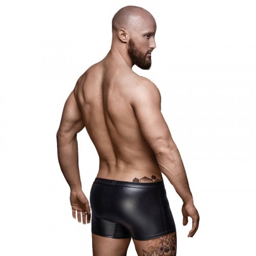 Noir Handmade Short with Zipper