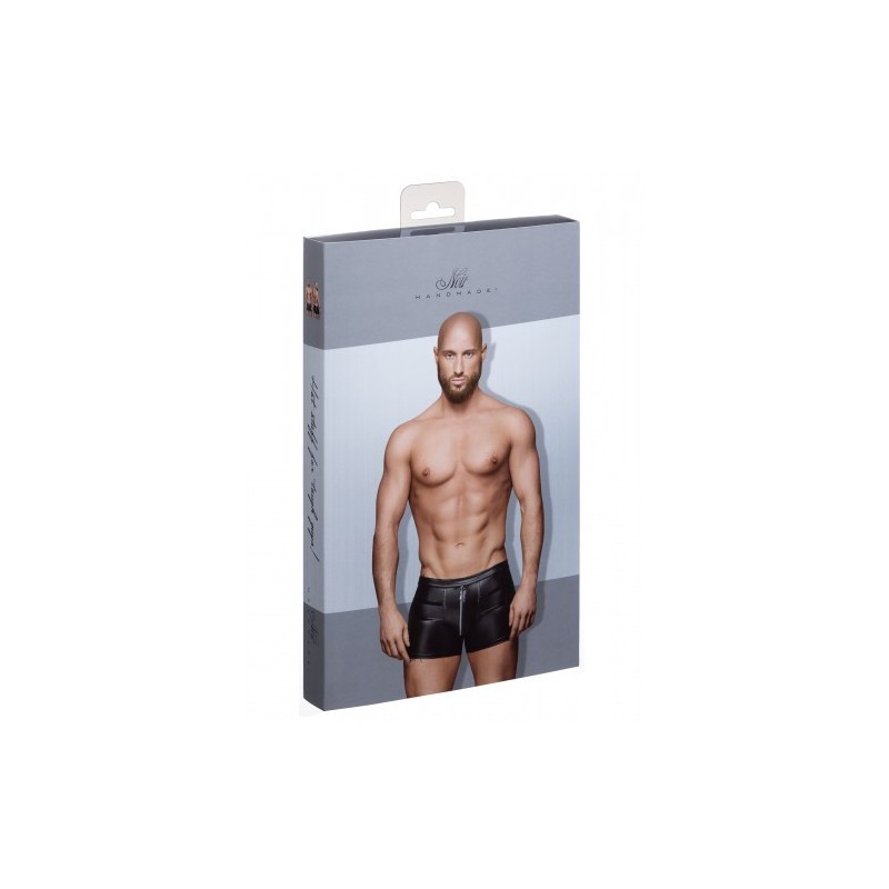 Noir Handmade Short with Zipper