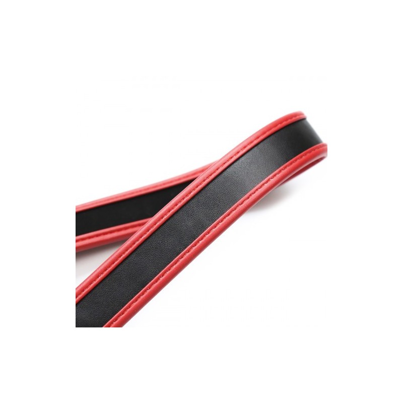 Φετιχιστική Ζώνη Στήθους Μαύρο με Κόκκινο Naughty Toys