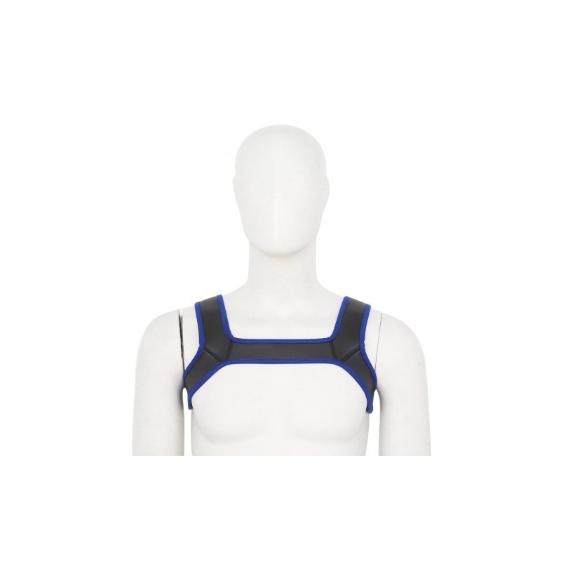 Φετιχιστική Ζώνη Στήθους Μαύρο Μπλέ Naughty Toys