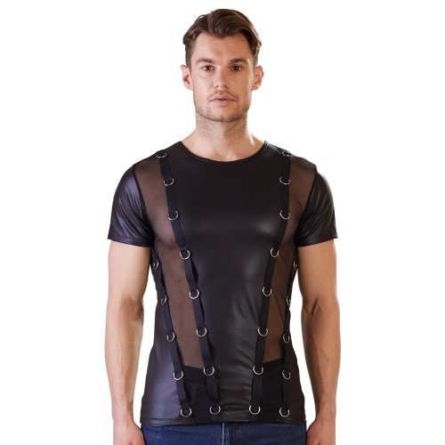 Wetlook Shirt With Translucent Bet