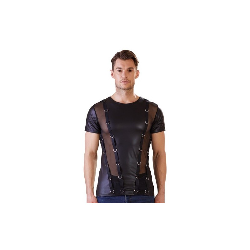 Wetlook Shirt With Translucent Bet