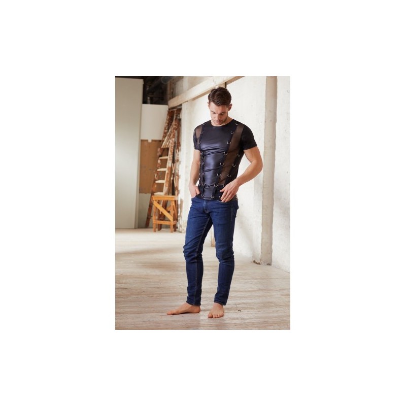 Wetlook Shirt With Translucent Bet