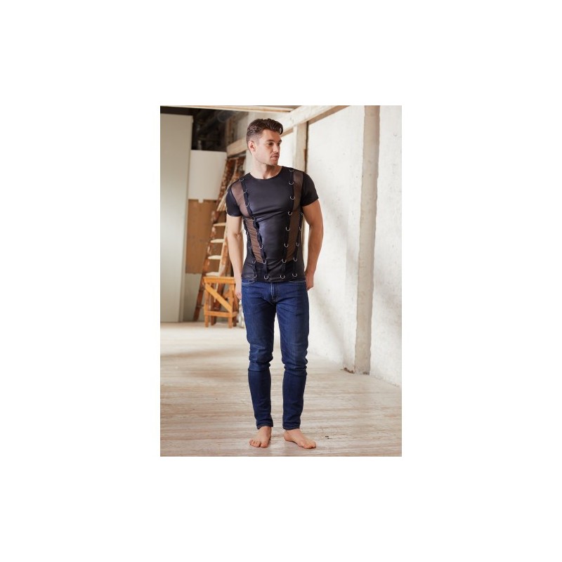 Wetlook Shirt With Translucent Bet