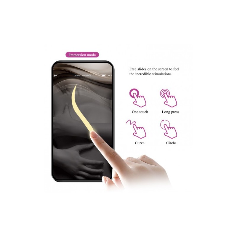 Δονούμενο Αυγό με εφαρμογή κινητού Pretty Love Nymph 7 cm