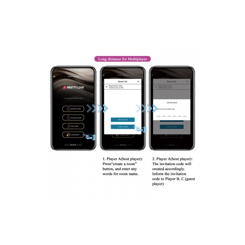 Δονούμενο Αυγό με εφαρμογή κινητού Pretty Love Nymph 7 cm