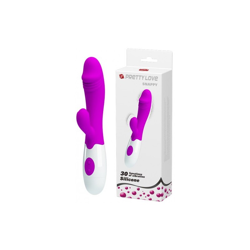 Δονητής Πεός Σιλικόνη Pretty Love Snappy 19 εκ