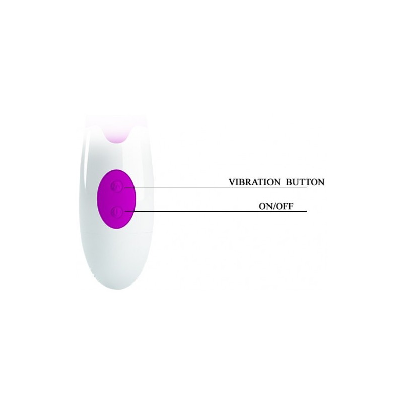 Δονητής Πεός Σιλικόνη Pretty Love Snappy 19 εκ