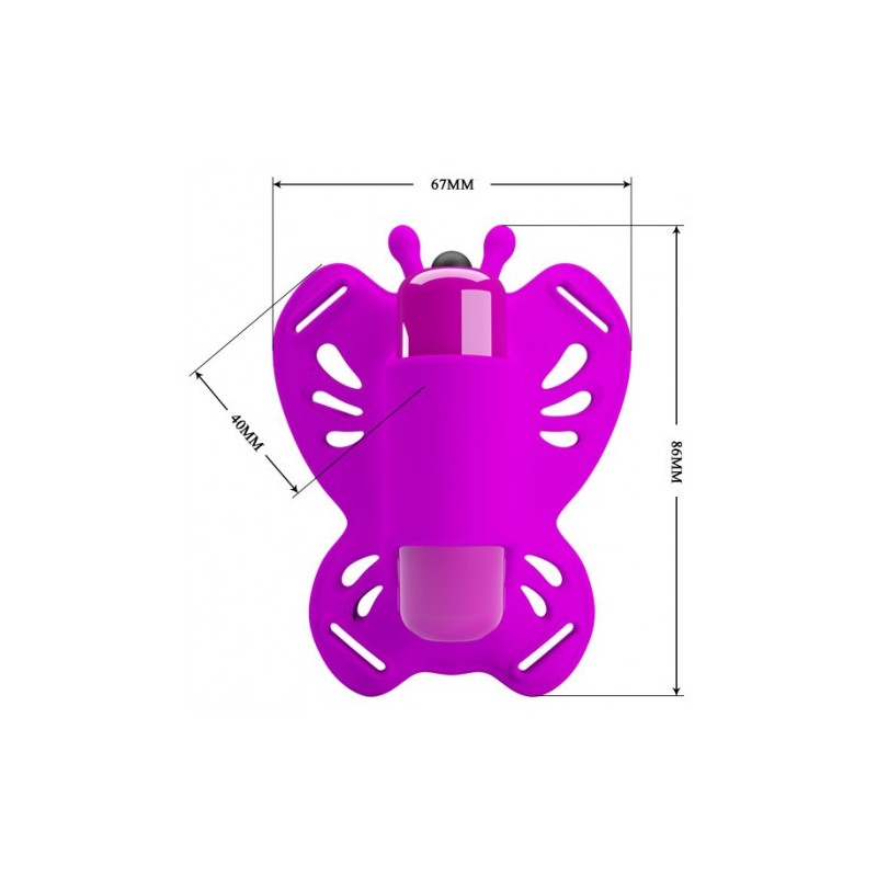 Κλειτοριδικός Δονητής Πεταλούδα Στραπόν Pretty Love Sloane