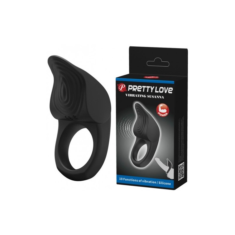 Ελαστικό εύκαμπτο δαχτυλίδι με ισχυρή δόνηση PRETTY LOVE Susanna