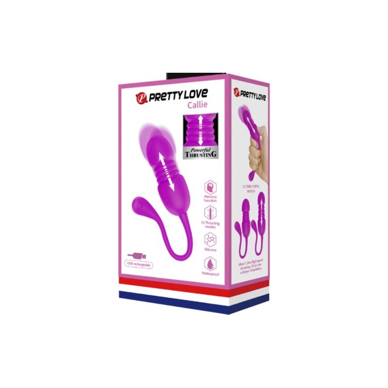 Pretty Love Callie APP controlled thrusting vibe Egg