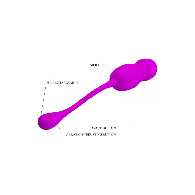 Pretty Love Callie APP controlled thrusting vibe Egg