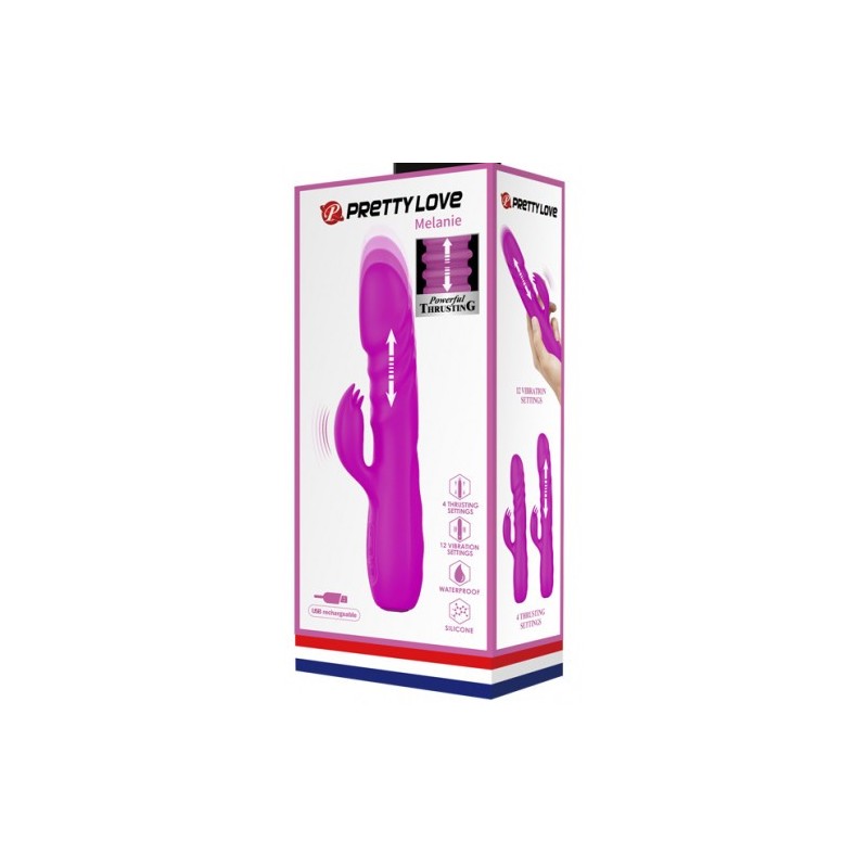 Pretty Love Melanie Thrusting Rabbit Vibrator