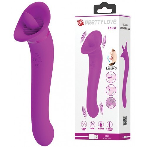 Δονητής Pretty Love Faust διεγέρτης κλειτορίδας και πρωκτικό κολπικό ραβδί