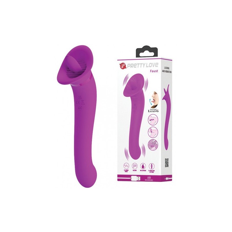 Δονητής Pretty Love Faust διεγέρτης κλειτορίδας και πρωκτικό κολπικό ραβδί
