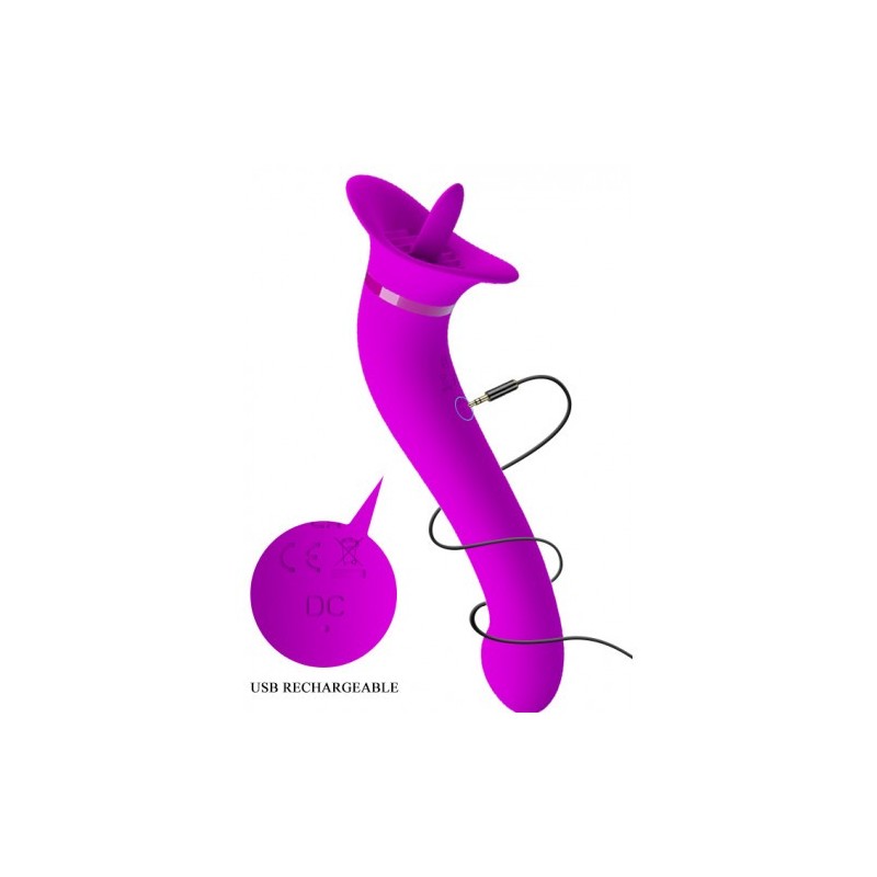 Δονητής Pretty Love Faust διεγέρτης κλειτορίδας και πρωκτικό κολπικό ραβδί