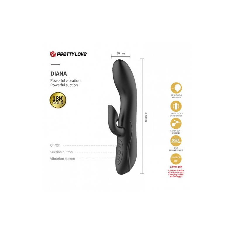 Μαύρο Χρυσό Σετ Πολυτελείας 12 Βοηθημάτων Pretty Love Queens