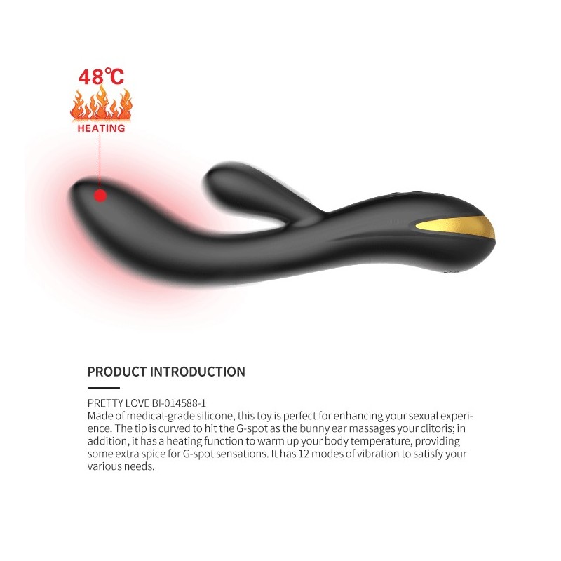 Μαύρο Χρυσό Σετ Πολυτελείας 12 Βοηθημάτων Pretty Love Queens