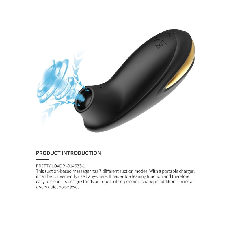 Μαύρο Χρυσό Σετ Πολυτελείας 12 Βοηθημάτων Pretty Love Queens