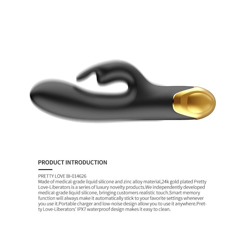 Μαύρο Χρυσό Σετ Πολυτελείας 12 Βοηθημάτων Pretty Love Queens