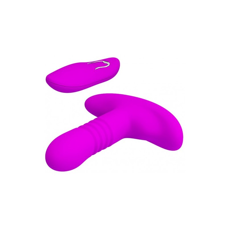 Πρωκτική Σφήνα με Κίνηση Πάνω-Κάτω &amp Τηλεχειριστήριο Pretty Love Heather