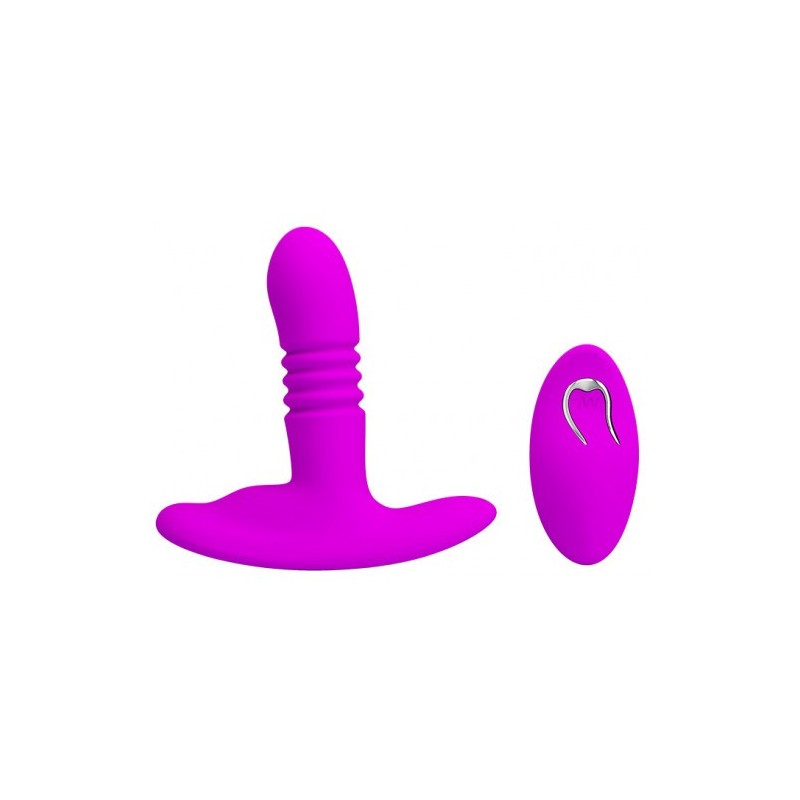 Πρωκτική Σφήνα με Κίνηση Πάνω-Κάτω &amp Τηλεχειριστήριο Pretty Love Heather